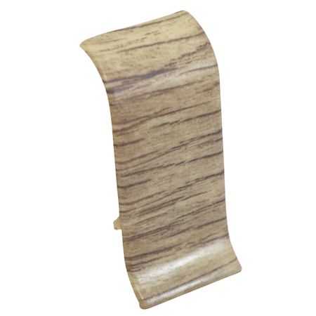 соединитель для плинтуса ПВХ RICO Leo 56мм Дуб орадеа 2шт. соединитель для плинтуса пвх rico leo 56мм дуб лимерик 2шт