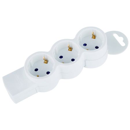 колодка 3 гнезда DUWI с/з с з/ш 16А белый колодка 2 гнезда эра с зазeмлением белая