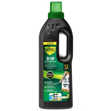 биоактиватор EXPEL для септиков и автономных систем жидкий 0,75л