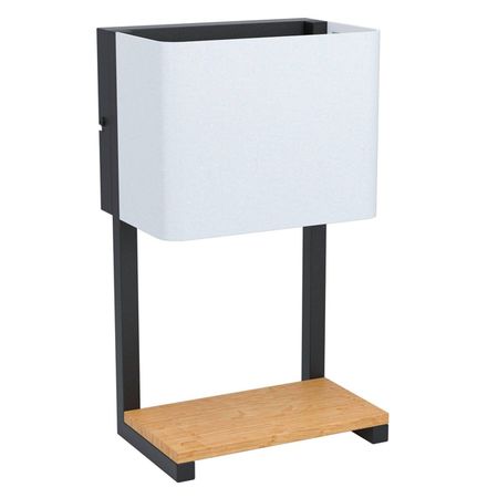 бра EGLO Галдакао 5,4Вт LED дерево текстиль черный люстра потолочная eglo maserlo 3х60 е27 металл кремово текстиль капучино