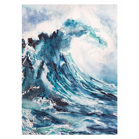 постер БУРЯ канвас 500х700мм постер hangin scroll