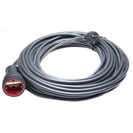 удлинитель РЕАЛЬНАЯ ЭЛЕКТРИКА 1 гнездо 20м с/з 16А IP44 3х1,5кв.мм ПВС черный удлинитель реальная электрика 20м 3 гнезда уличный с з пвс 16а ip44 3х1 5кв мм