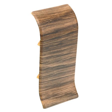 соединитель для плинтуса ПВХ RICO Leo 56мм Дуб венеция 2шт. соединитель для плинтуса пвх rico leo 56мм дуб лимерик 2шт