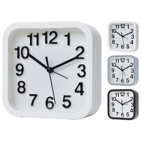 будильник KOOPMAN 132х52х132мм в ассортименте полистирол будильник oria rgb