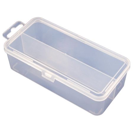 органайзер для мелочей 155х80х45мм 2 отделения прозрачный прозрачный органайзер для фотокарт minkys