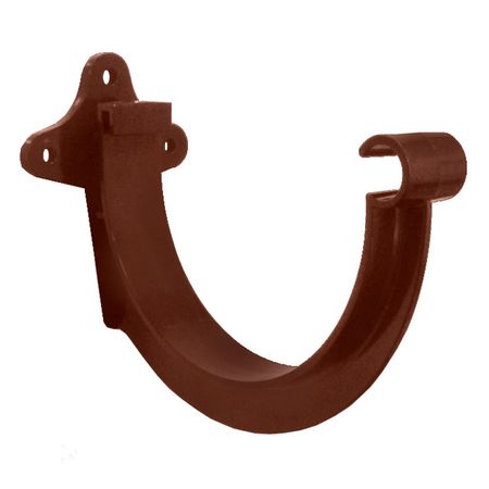 кронштейн желоба IMPLAST G130/80 130 мм ПВХ (АБС) коричневый