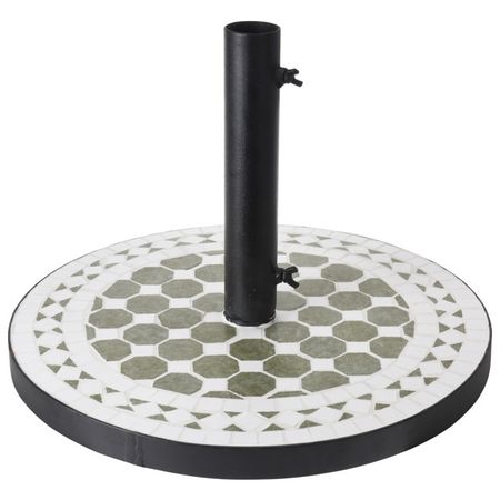 подставка для садового зонта 11,6кг 43х26см d48мм бетон/резина черный подставка для садового зонта 20кг 40х10см d19 38мм