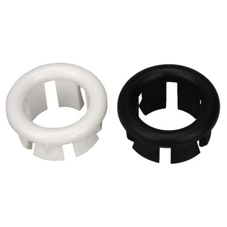 обрамление для переливного отверстия MPF белое и черное упаковка пластиковые крышки для отверстия перелива 4 шт