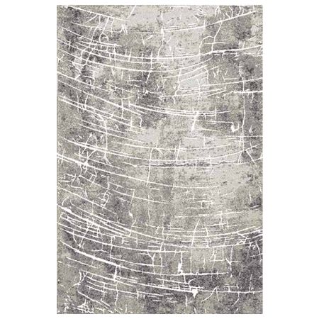 ковер Victoria 8007-944  800х1500мм полиэстр серый