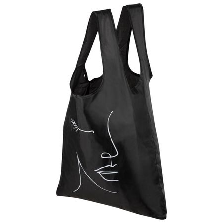 сумка для покупок Силуэт 38х55см черная полиэстер полиэстер сумка для покупок