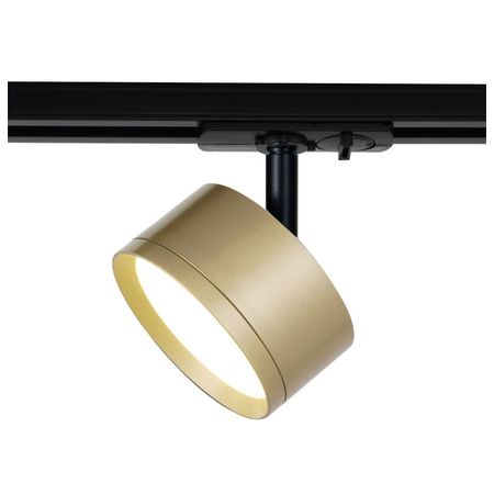 светильник трековый ЭРА Elipse GX53 металл матовое золото светильник трековый эра elipse gx53 металл белый