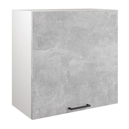 кухонный шкаф навесной Симпл 600х316х600мм 1 дверь ателье бетон ЛДСП дверь купе spaceo 80 4x245 5 см лдсп бетон широкий профиль