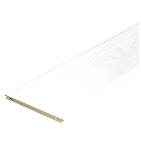 планка доборная VELLDORIS Ясень белый структурный телескопическая 200мм SoftTouch ПВХ