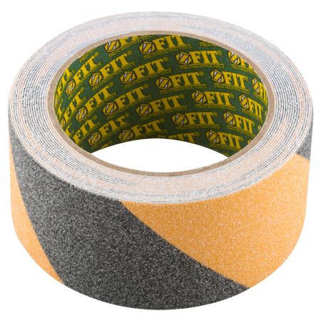 лента клейкая противоскользящая 50мм черно-желтая 5м клейкая лента tiger   extreme power гаффа тейп 50мм 9м