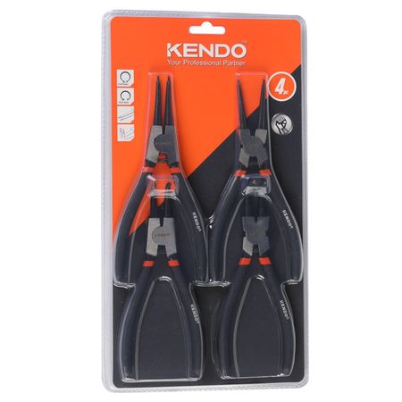 набор съемников стопорных колец KENDO 4 предмета из 10 шт ферритовых колец huxuan ferrite core