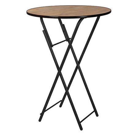 стол складной барный БИСТРО 800х800х1100мм таксония/черный муар лдсп/металл нант опора для стола п образная 595х400 мм ral 9005 муар na40x20 400 blc