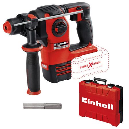 перфоратор аккумуляторный EINHELL PXC Herocco бесщеточный 18В Li-Ion с АКБ 4Ач адаптер аккумулятора xmsj для einhell 18в к makita 18в