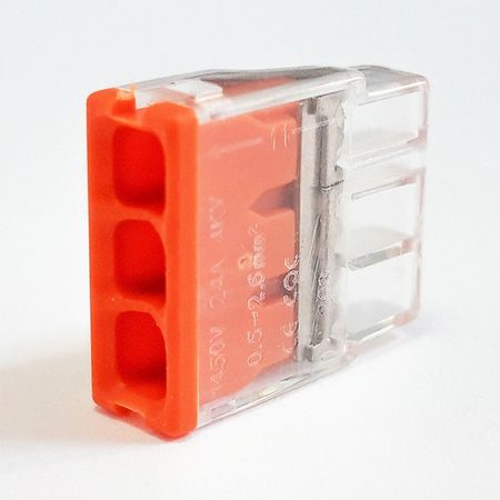 клемма соединительная DORI 3х2,5мм.кв без контактной пасты 6шт клемма соединительная dori 2х4кв мм 6шт прозрачный