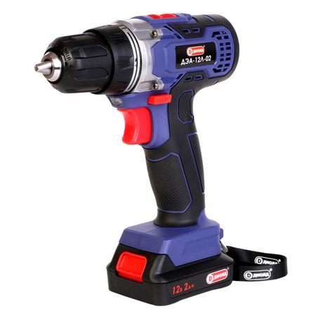 дрель-шуруповерт ДИОЛД ДЭА-12 Л-02 12В 36Нм Li-ion 2Ач 2АКБ