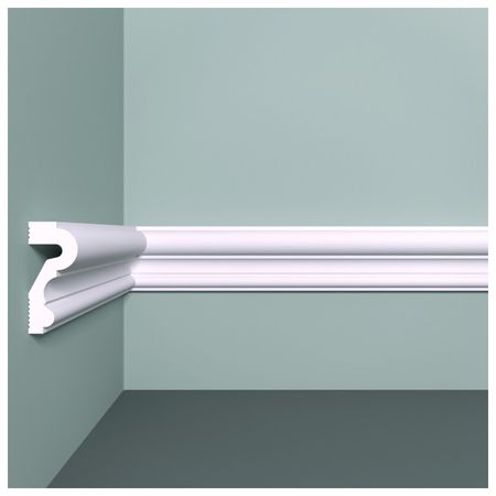 молдинг BELLO-DECO М23 50х22х2000мм полимер(xps) белый, арт. 00-00107482 угол декоративный bello deco м12у2 225х225мм полимер xps белый арт 00 00104777