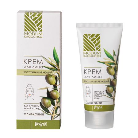 крем для лица MODUM КЛАССИКА Восстанавливающий Оливковый 50мл крем хна фитокосметик индийская ярко рыжий медный 50мл