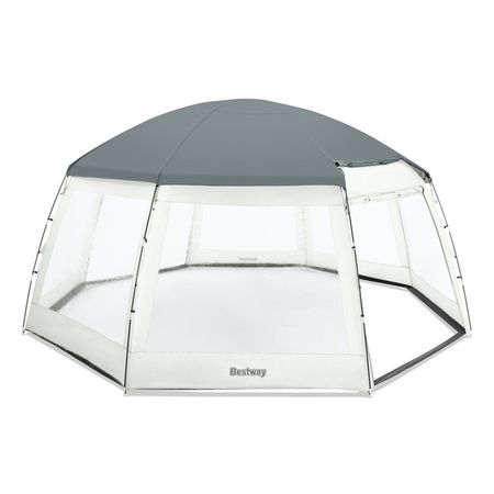 купол для бассейна BESTWAY 58612 600х600х295см серый прозрачный акриловый купол для камеры owlcat 109x56 2