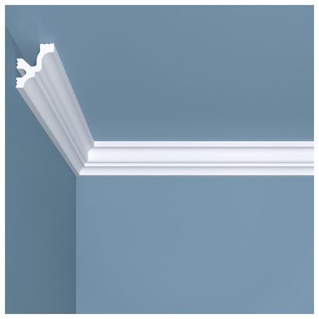 плинтус потолочный BELLO-DECO К 11 35х30х2000мм полимер(xps) белый, арт. 00-00104315 угол декоративный bello deco м12у2 225х225мм полимер xps белый арт 00 00104777