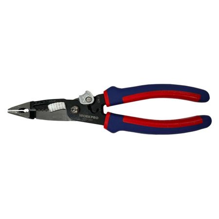 клещи WORKPRO для зачистки проводов 5в1 220мм искатель проводов maxrieny bside fwt11