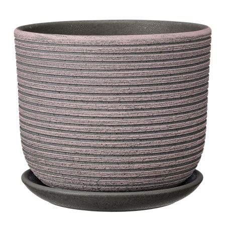 горшок керамический с поддоном лоза розово-серый бук 1,6 л искусственная очная лоза wisteria
