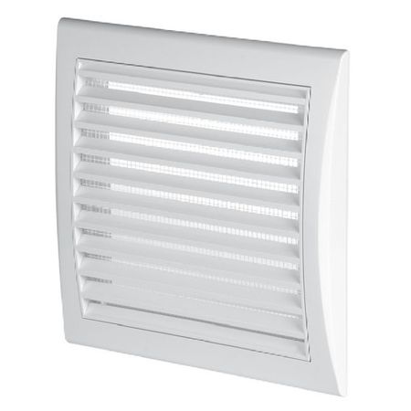 решетка вентиляционная AWENTA 195х200мм TL5 с сеткой пластик белая передняя решетка автомобиля сетка от насекомых и пыленепроницаемая сетка декоративная внешняя крышка для changan avatar 07 2024 2025 абс пластик