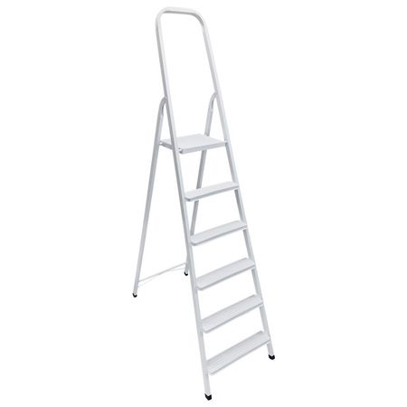 стремянка односекционная LADDERBEL 6 ступеней стальная стремянка односекционная ladderbel 4 ступени ная
