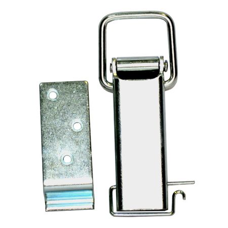 замок для ящика 120х45мм с крючком 80х30мм цинк kak умный замок для ящика с отпечатками пальцев