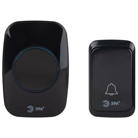 звонок беспроводной ЭРА C88 до 180м 38 мелодий черный музыкальная шкатулка белая abs 35 мелодий