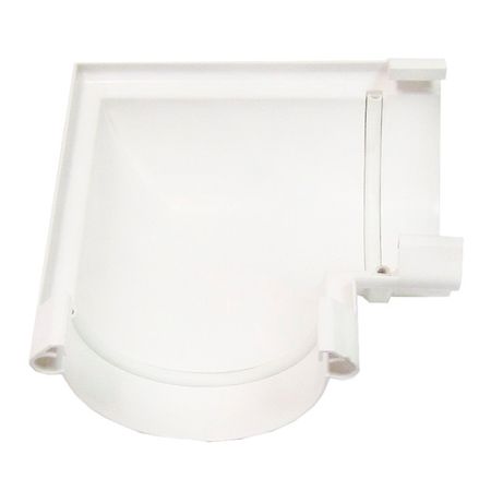 угол желоба IMPLAST 90 гр. 130 мм внутр./внеш. G130/80 белый