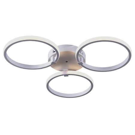 люстра потолочная РОССВЕТ Немезида 3х28Вт LED металл белый люстра потолочная светодиодная schaffner gameto led 76вт 6460лм 6000к белый