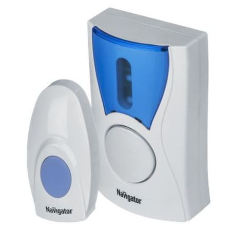 звонок беспроводной NAVIGATOR  IP20 2xАAA/1x23А белый huano микропереключатель кнопки мыши 90м 100м