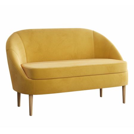 диван Комо 1445х775х860мм велюр горчичный диван king modool max велюр alkantara оранж