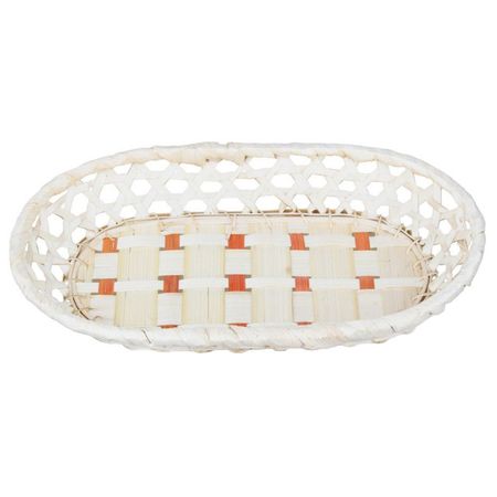 корзинка WALMER Braid 28x17x5см овальная бамбук 4 шт гибкая медная шина braid busbar57mm для литиевых батарей