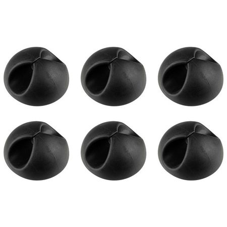 крепление для проводов PARK черное 6шт искатель проводов maxrieny bside fwt11