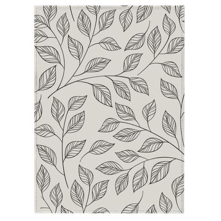 полотенце кухонное Листики 39х60см серое, арт.ПЛ 6045 Лист фартук листики 60х70см серый арт 050 листики