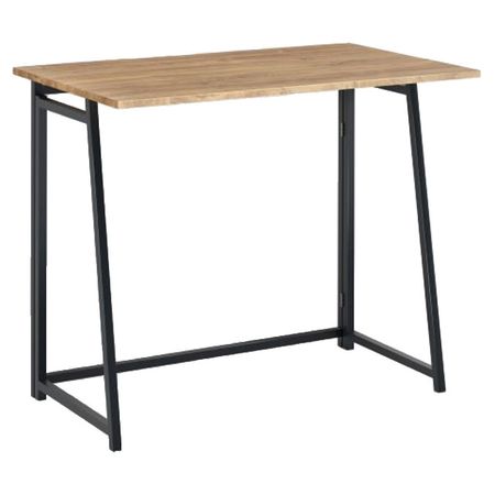 стол складной компьютерный 900х550х750мм велингтон/черный металл/ЛДСП стол компьютерный вардиг k1 1200x750x820мм лдсп антрацит красный