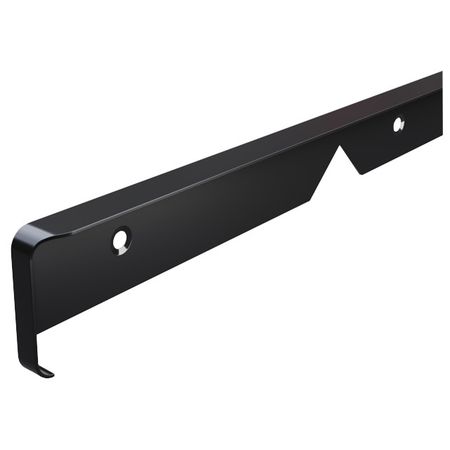 планка угловая левая для столешниц Слотекс R5 40мм чёрная нерж. сталь планка для столешниц вардек 26мм угловая закрытая левая нерж