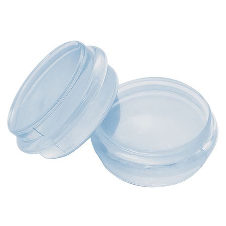 стопор для двери UGO LOKS  D46мм 2шт ПВХ  прозрачный