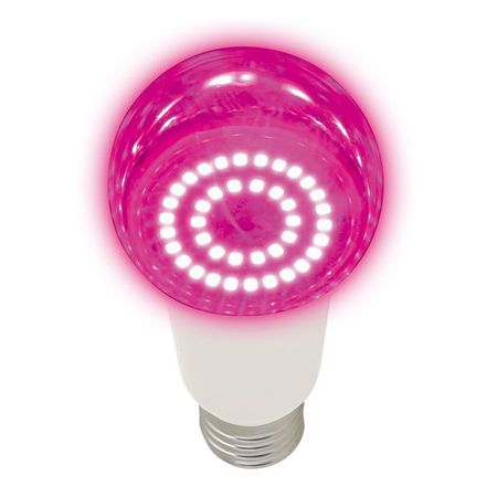 лампа светодиодная UNIEL для растений 15Вт спектр E27 груша