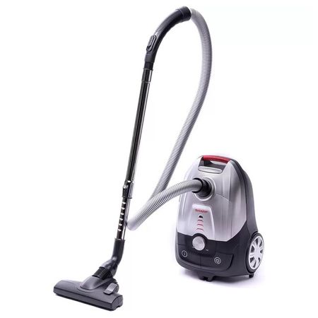 пылесос SHARP ECJB19RS 1900Вт мешок 2,3л серебристый щетка валик hepa фильтр для dreame h12 h11 core hhr21a