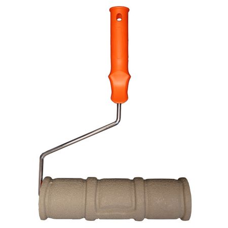 валик с ручкой TOOLBERG фактурный кирпич 56/230мм, арт.1413110 валик с ручкой toolberg полиэстер 230мм ворс 20мм арт 0303012