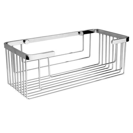 полка прямая WASSER KRAFT 1 ярус латунь хром