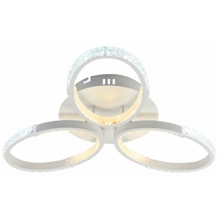 люстра потолочная светодиодная SCHAFFNER Vidrio LED 60Вт белый люстра потолочная светодиодная schaffner gameto led 76вт 6460лм 6000к белый