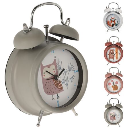 будильник детский KOOPMAN ЗВЕРИ 118х57х170мм в ассортименте полипропилен будильник oria rgb