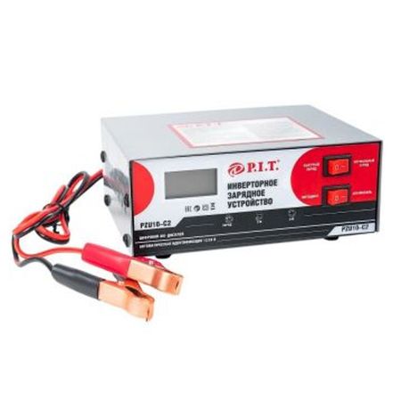 зарядное устройство инверторное P.I.T. PZU10-C20 230В-50 Гц 12/24 В 6-100Ач 180Вт солнечный контроллер для свинцово кислотных аккумуляторов your cee xy l10a